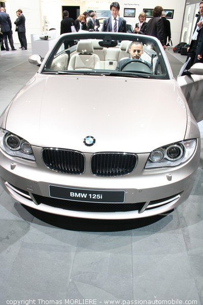 BMW Srie 1 cabriolet 2008 au Salon auto de Geneve 2008