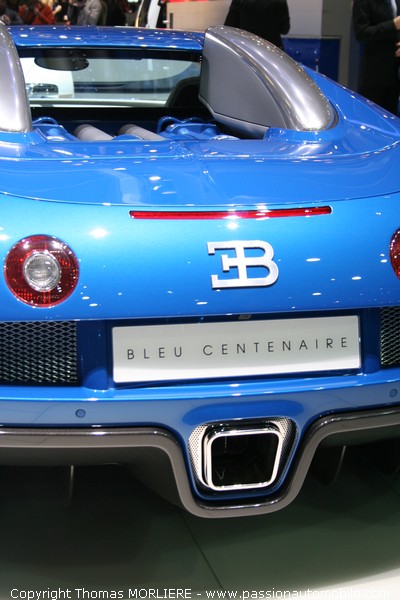 Bugatti Veyron Bleu de France (Salon de Geneve 2009)