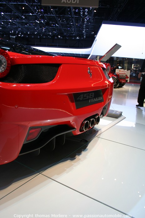 Ferrari 458 Italia 2010 (Salon de l'auto de genve 2010)