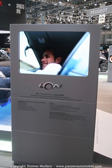 Peugeot Ion 2010 (Salon Auto de Genve 2010)