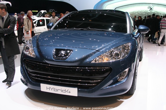 Peugeot RCZ Concept-car hybrid 4 2010 au salon de Genve 2010