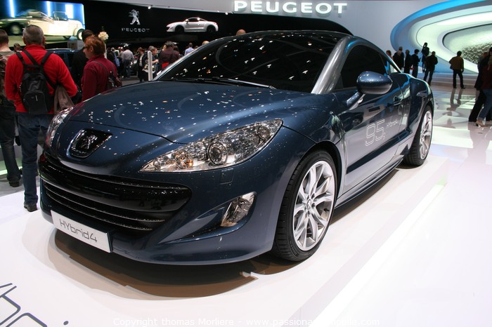 Peugeot RCZ Concept-car hybrid 4 2010 (Salon Auto de Genve 2010)