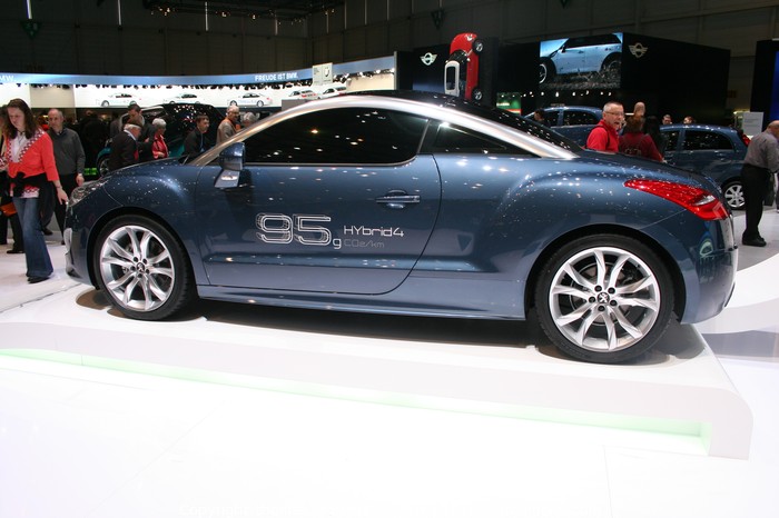 Peugeot RCZ Concept-car hybrid 4 2010 (salon de Genve 2010)