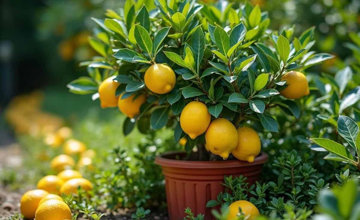 citronnier en pot