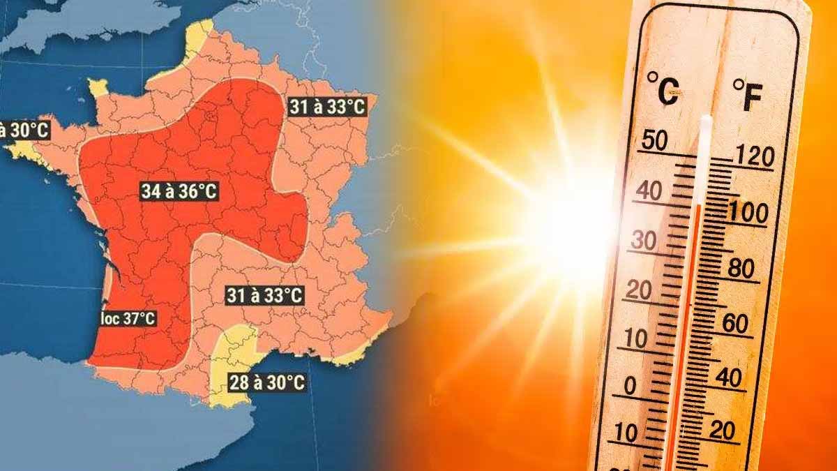 chaleur dans tout l'Hexagone